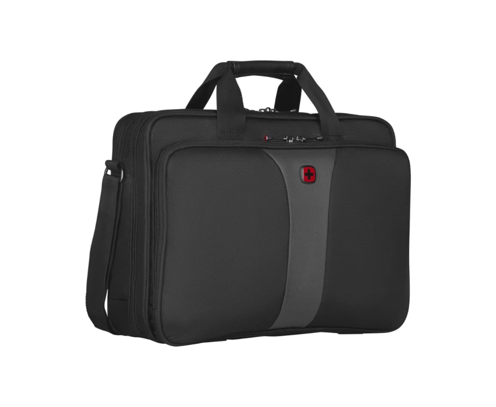 תיק ונגר Legacy Double Gst Top 15.6" black/grey – תמונה 2