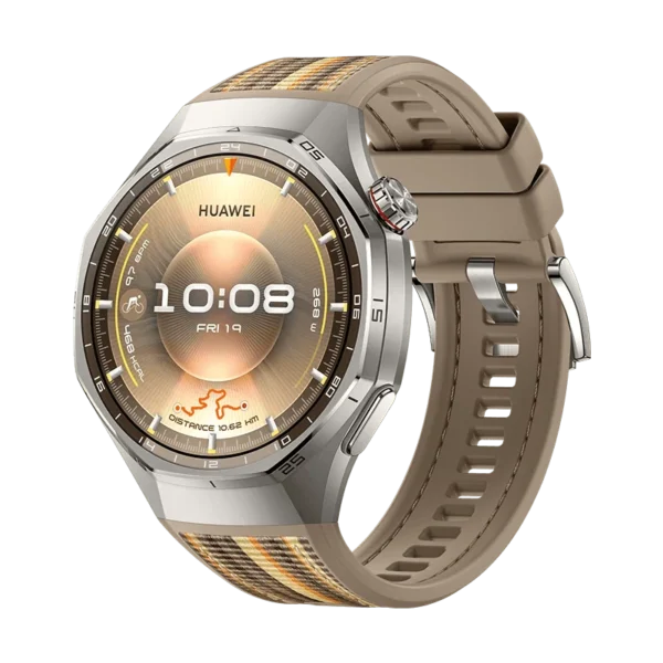 יבואן רשמי-שעון חכם Huawei Watch GT 6 Pro 46mm Brown Woven Strap