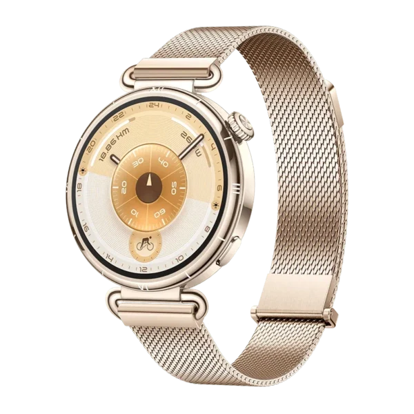יבואן רשמי-שעון חכם Huawei Watch GT 6 41mm Gold Milanese Strap Strap