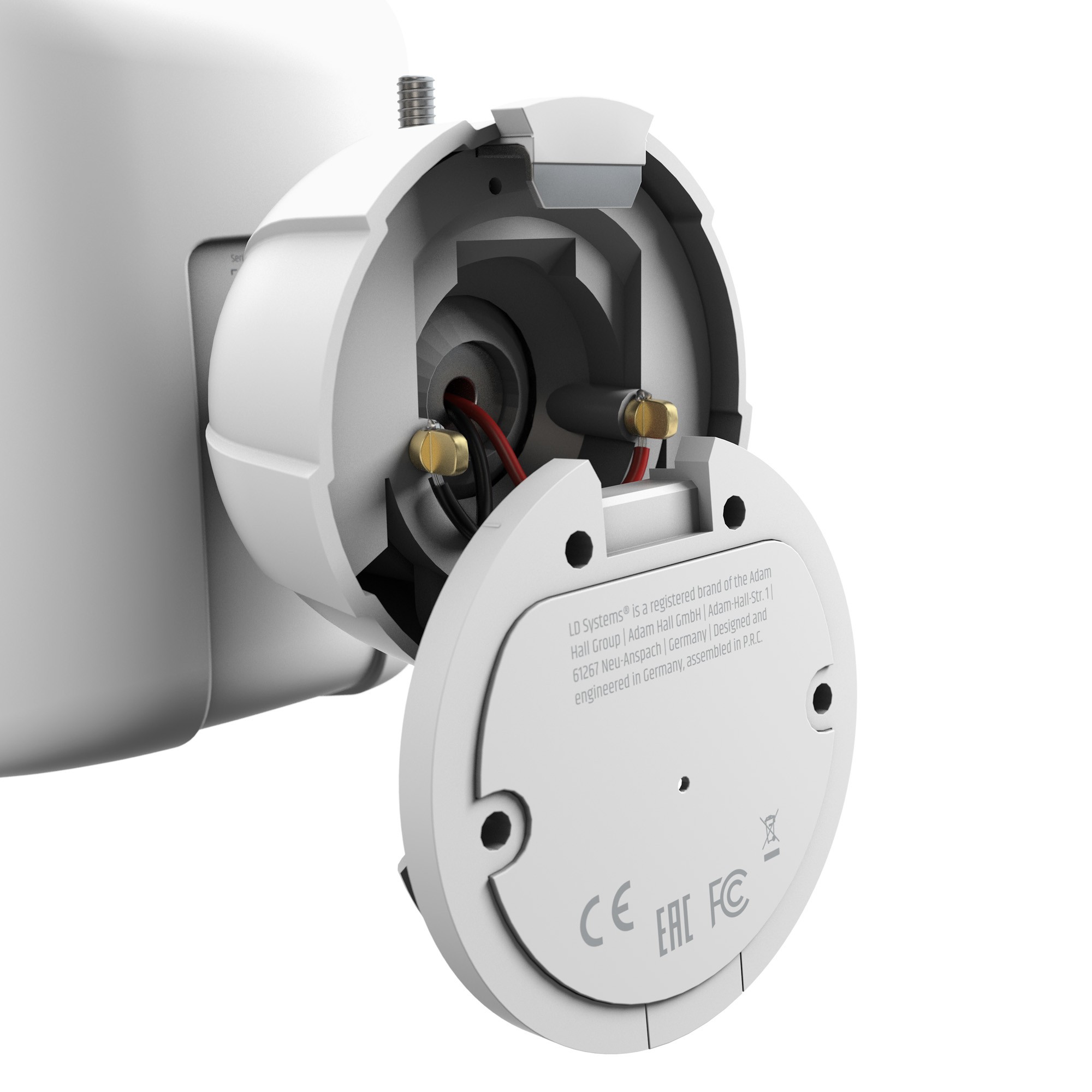 זוג רמקולים דקורטיביים “3 מוגן מים בצבע לבן 8OHM LD Systems DQOR 3 W – תמונה 3