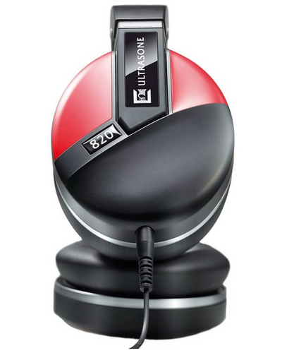 אוזניות Closed-back בטכנולגיית S-Logic בצבע אדום מבית Ultrasone