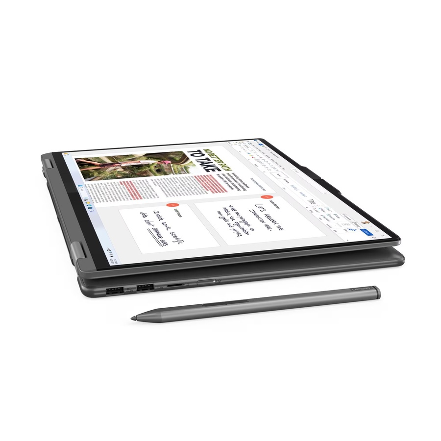 Lenovo YOGA 7 | Ultra 7 155U | 1TB SSD | 16GB RAM | 16" WUXGA IPS | TOUCHSCREEN | Win11 | Backlit Keyboard | STORM GREY | 3Y Warranty – תמונה 3