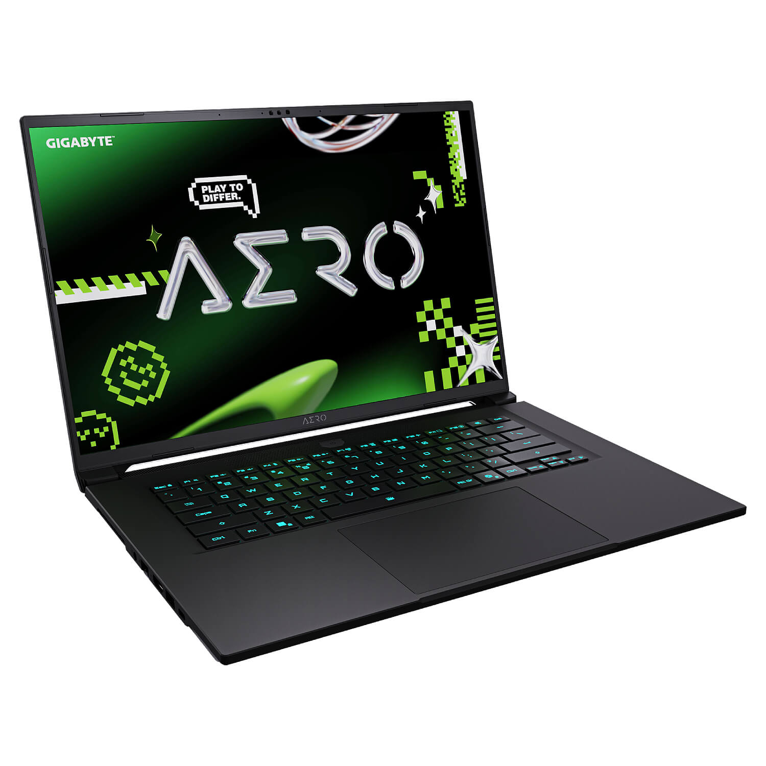 Gigabyte AERO X16 GAMING | Ryzen AI 9 HX 370 | 1TB SSD | 32GB RAM | 16" 2.5K 165Hz | RTX 5070 8GB | Win11 | Backlit Keyboard | LUNAR WHITE | 3Y Warranty - AERO X 16 2WHA3USC64DH – תמונה 3
