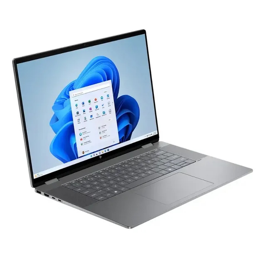 HP OmniBook X Flip | Ryzen 5 220 | 512GB SSD | 8GB RAM DDR5 OB | 16" 2K | TOUCHSCREEN | Backlit Keyboard | Win11 | METEOR SILVER | 3Y Warranty – תמונה 2