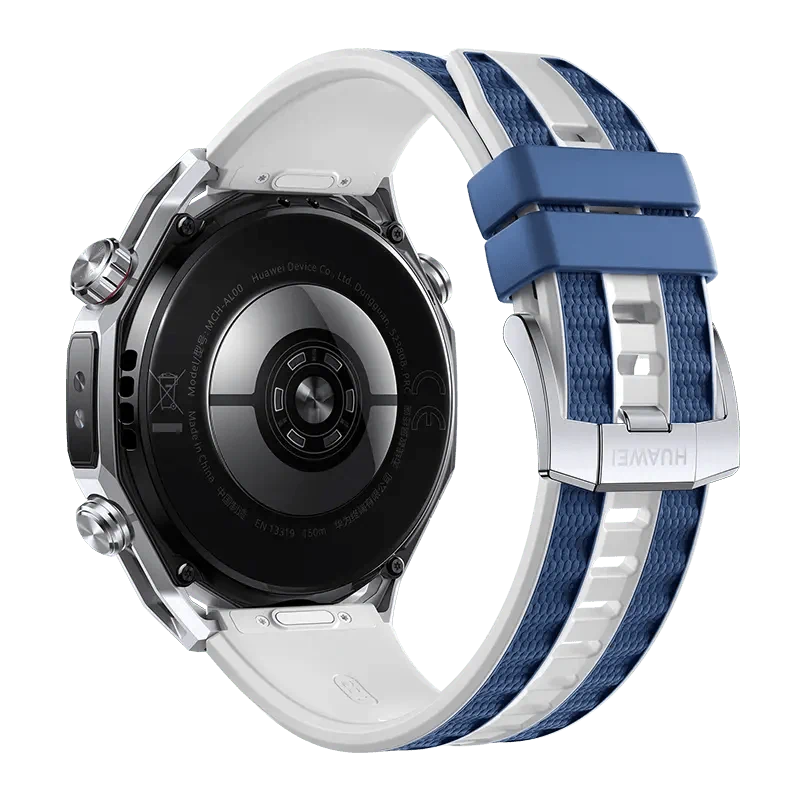 יבואן רשמי-שעון חכם Huawei Watch Ultimate 2 49mm Titanium Blue Strap – תמונה 2
