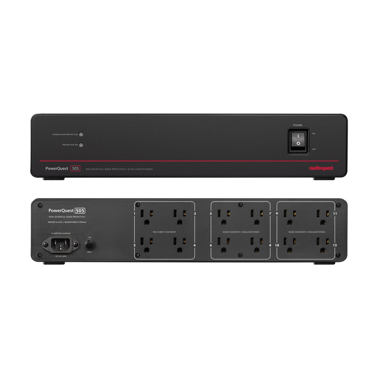 מסנן מתח והגנת נחשולים — PowerQuest 505