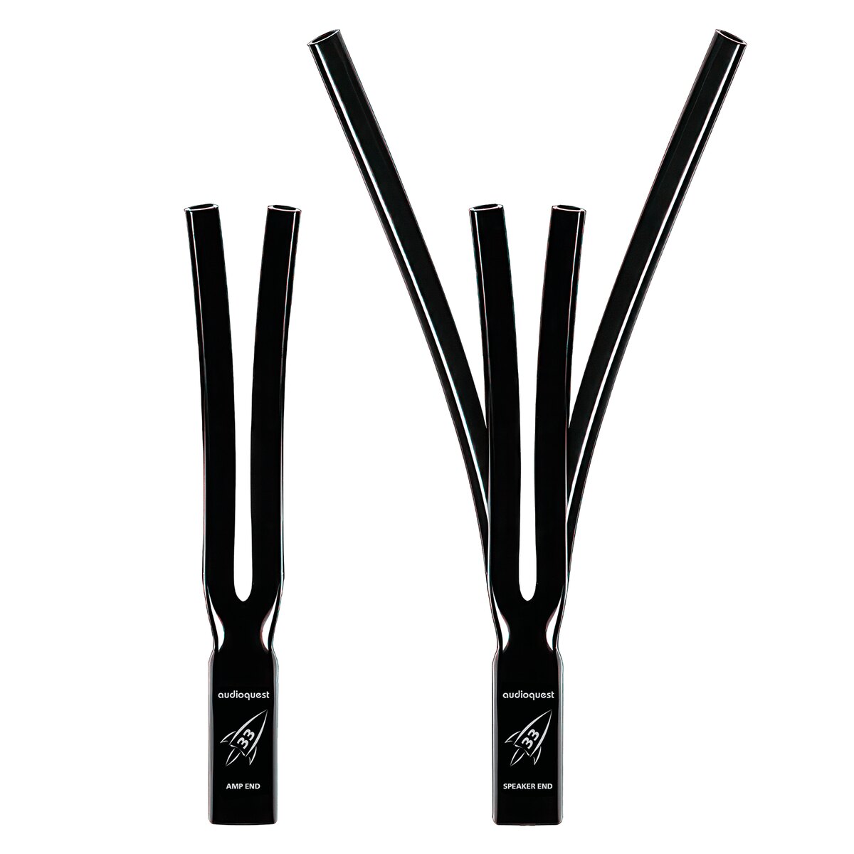 סיומת פיצול לכבל רמקולים — Rocket 33 Single-BiWire Termination Pants