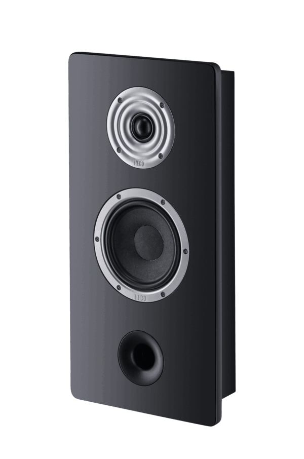 HECO Ambient 22 F רמקול על-קיר שחור סאטן