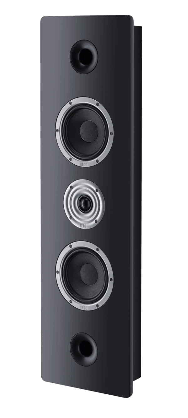 HECO Ambient 44 F רמקול על-קיר שחור סאטן