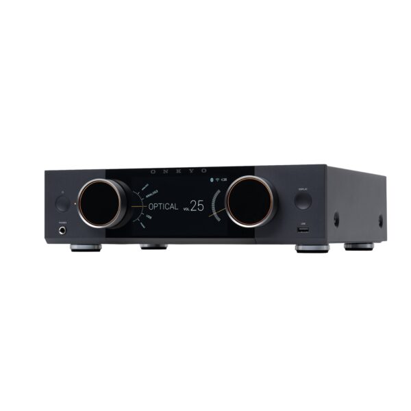 Onkyo Muse Y-50 מגבר סטריאו משולב וסטרימר רשת — שחור